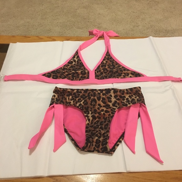 Justice Other - Justice girls size 8 swimsuit top reversable